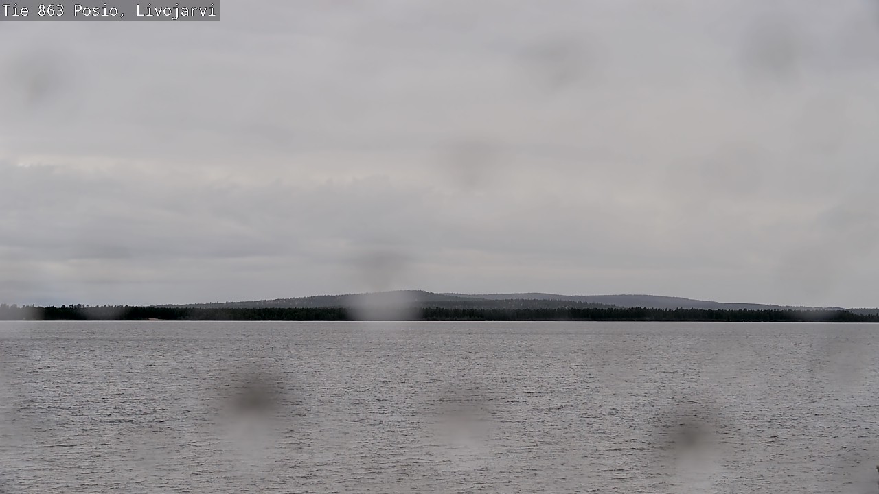 Weather Camera Image Väg 863 Livojärvi, Posio, Lappi