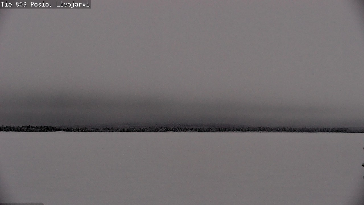 Weather Camera Image Road 863 Livojärvi, Posio, Lappi