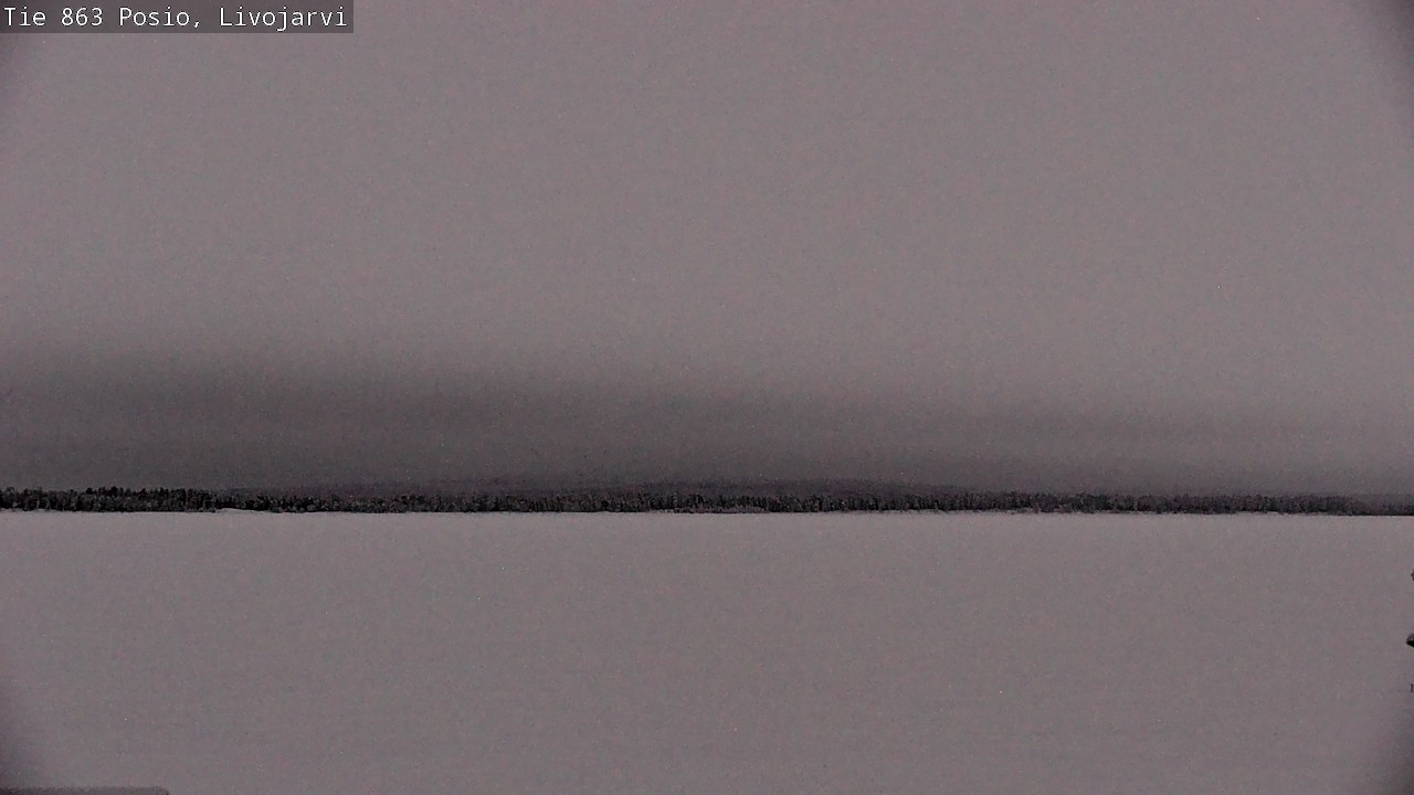 Weather Camera Image Road 863 Livojärvi, Posio, Lappi