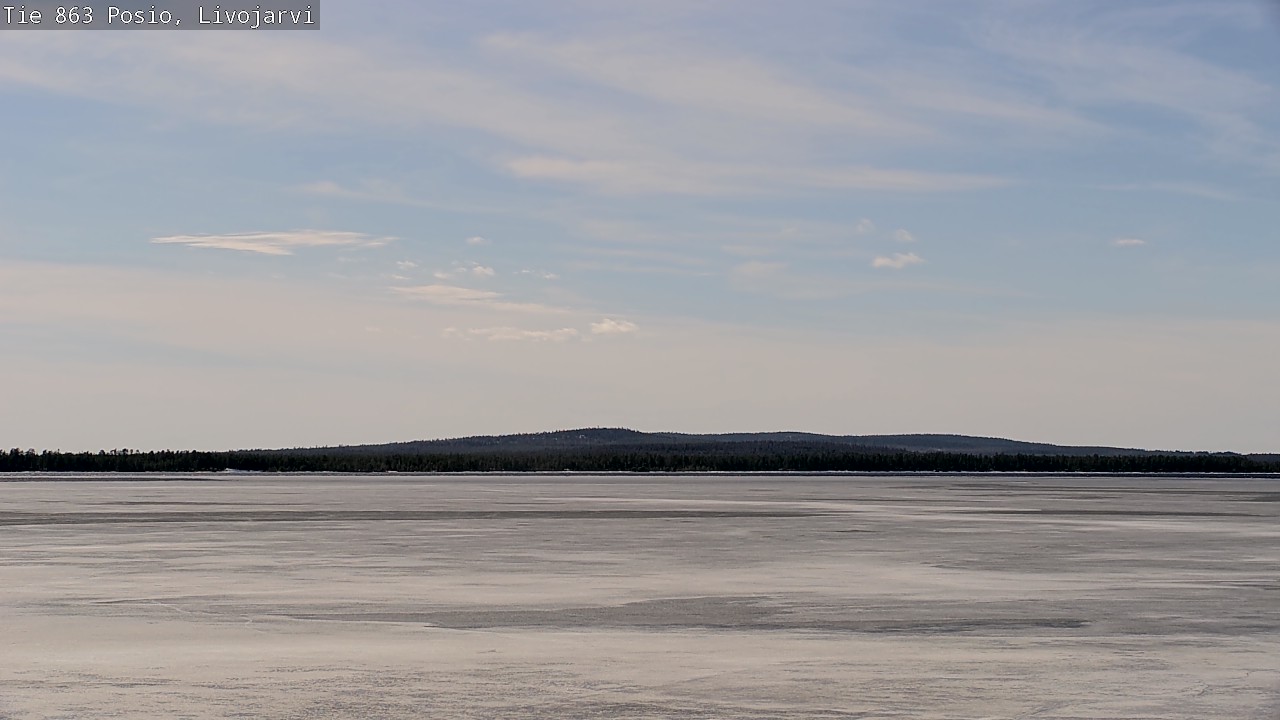Kelikamerat Kuva Tie 863 Livojärvi, Posio, Lappi