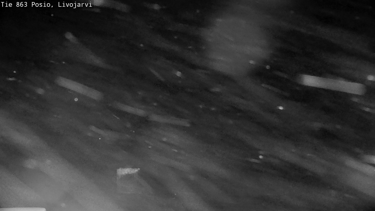 Weather Camera Image Road 863 Livojärvi, Posio, Lappi