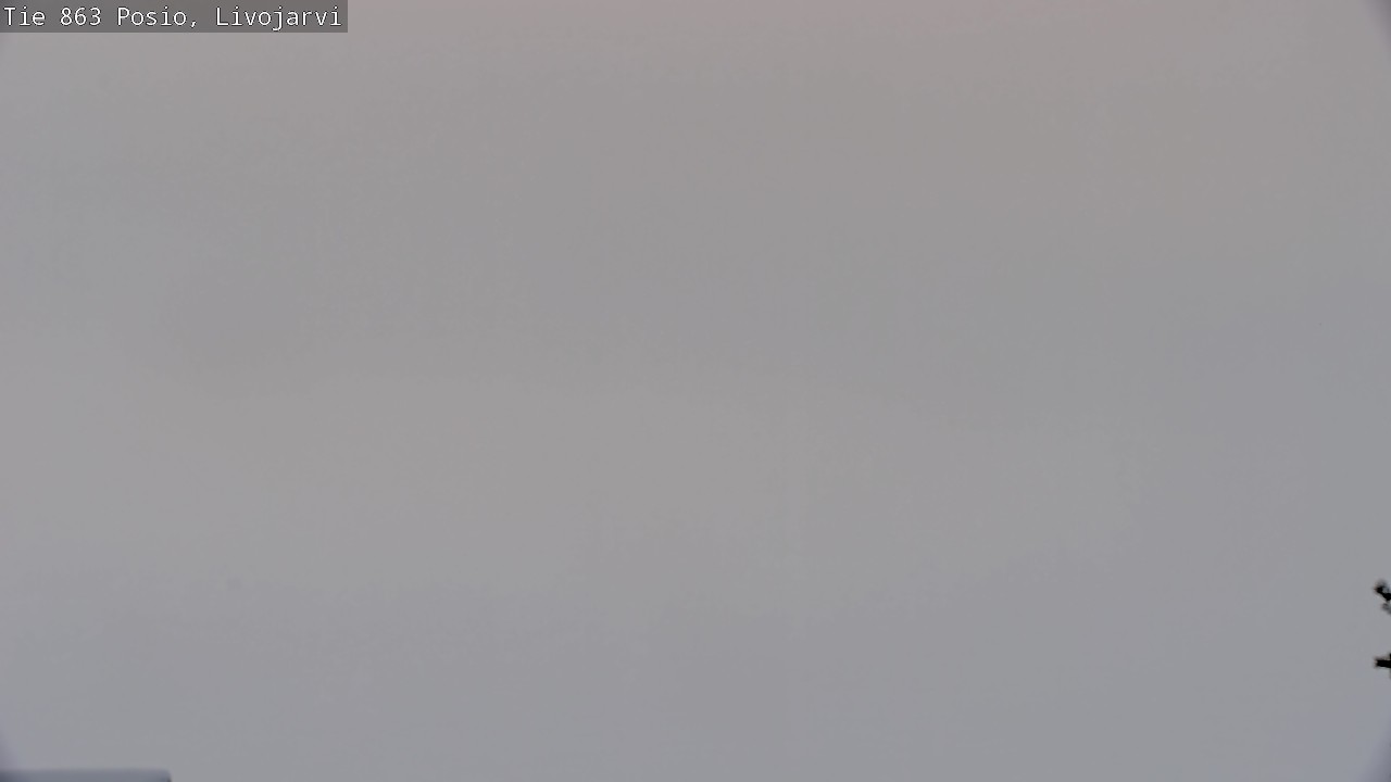 Weather Camera Image Väg 863 Livojärvi, Posio, Lappi