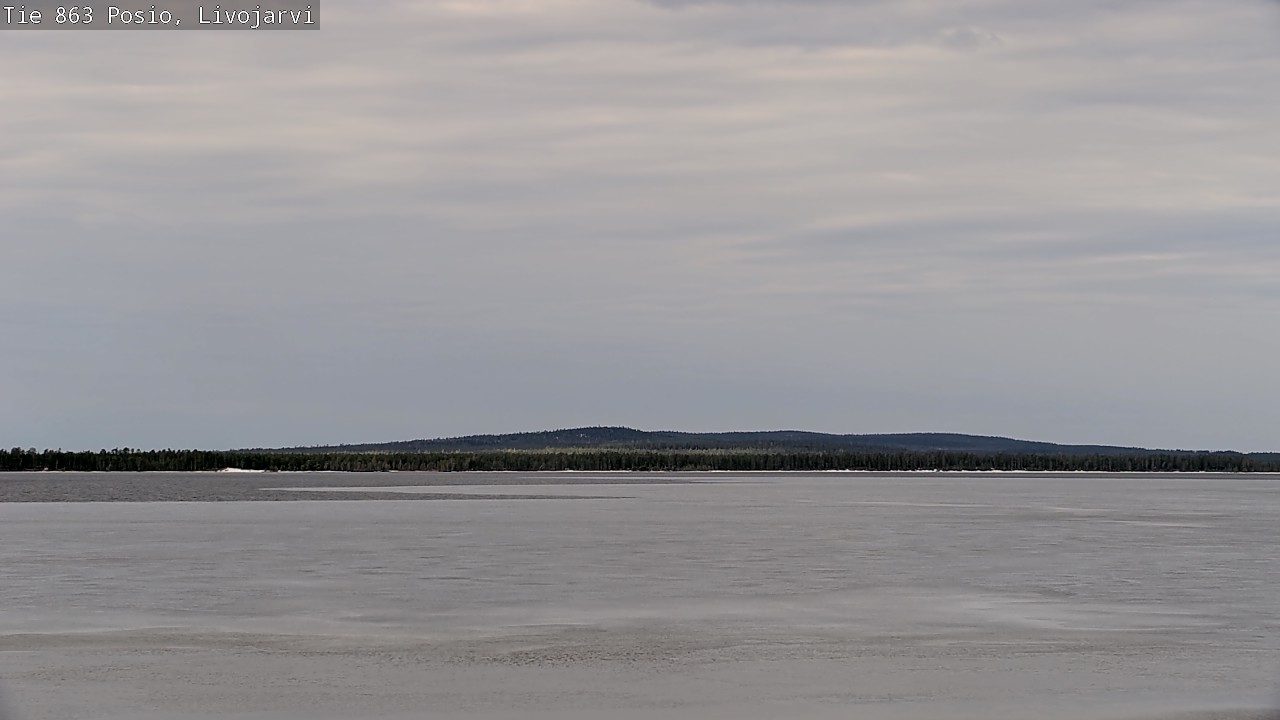 Weather Camera Image Road 863 Livojärvi, Posio, Lappi