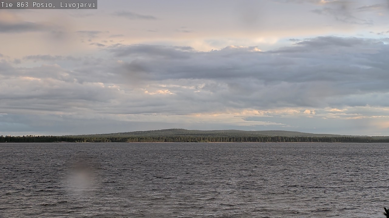 Weather Camera Image Road 863 Livojärvi, Posio, Lappi