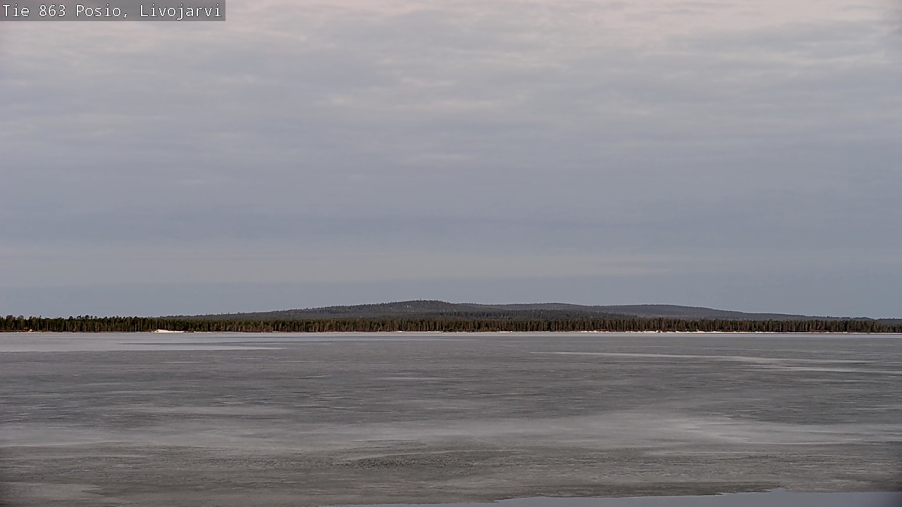 Weather Camera Image Road 863 Livojärvi, Posio, Lappi