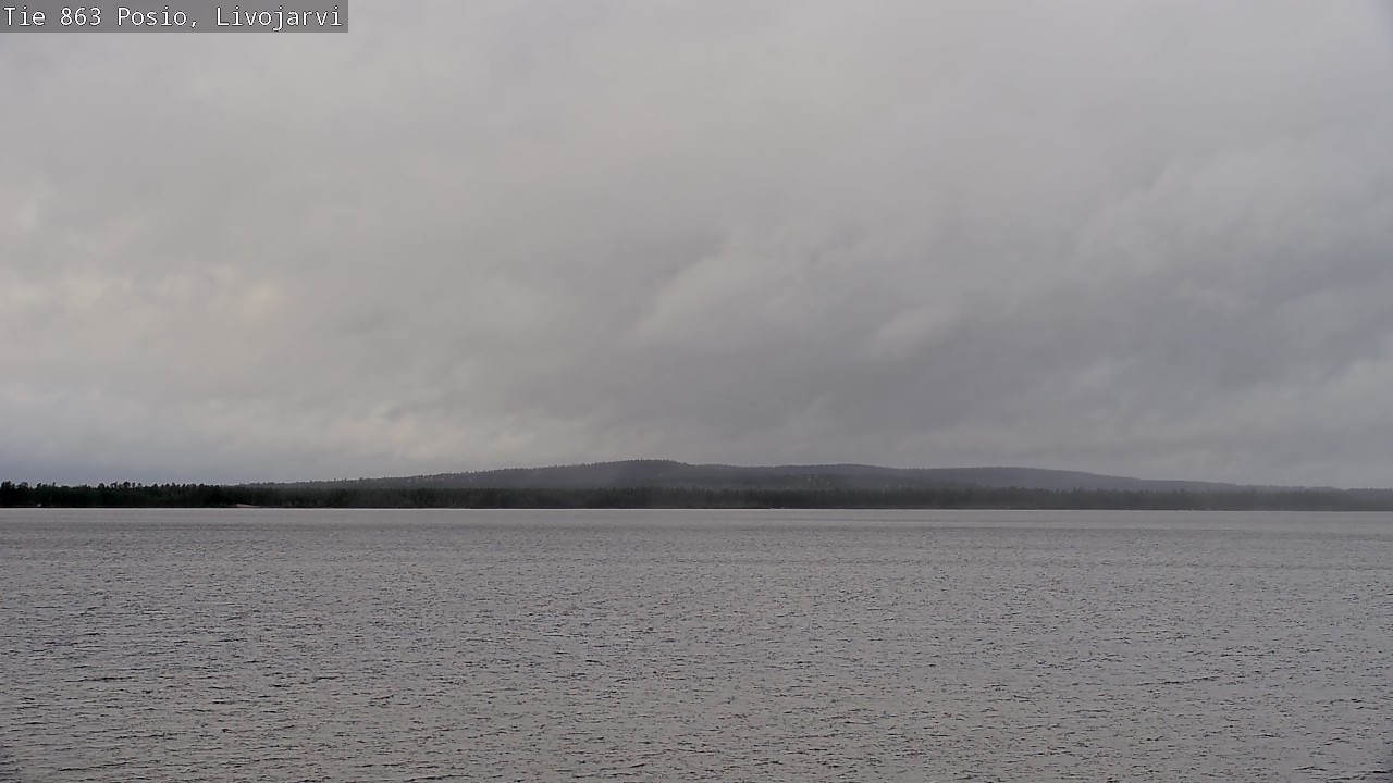 Weather Camera Image Väg 863 Livojärvi, Posio, Lappi