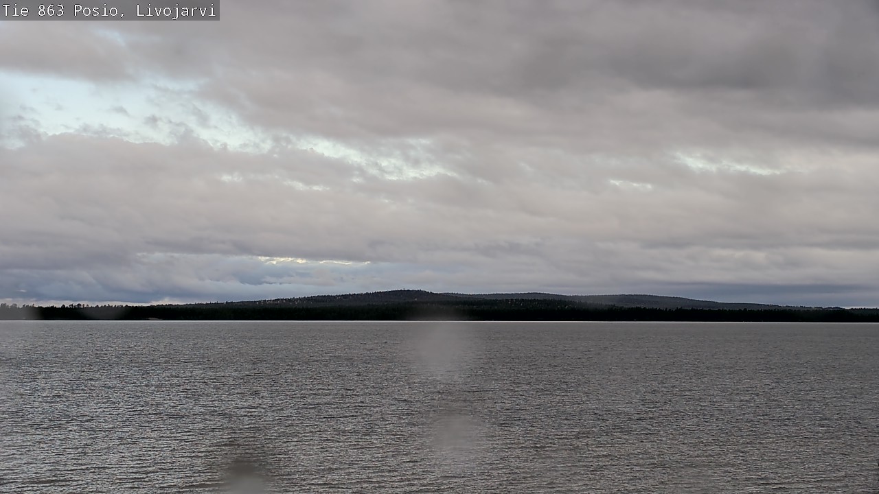 Weather Camera Image Väg 863 Livojärvi, Posio, Lappi