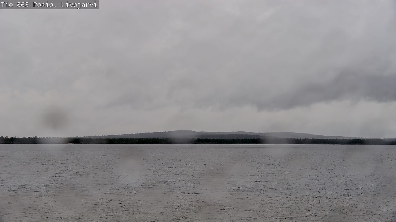 Weather Camera Image Väg 863 Livojärvi, Posio, Lappi