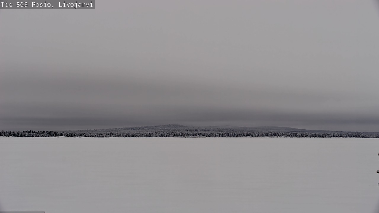 Kelikamerat Kuva Tie 863 Livojärvi, Posio, Lappi