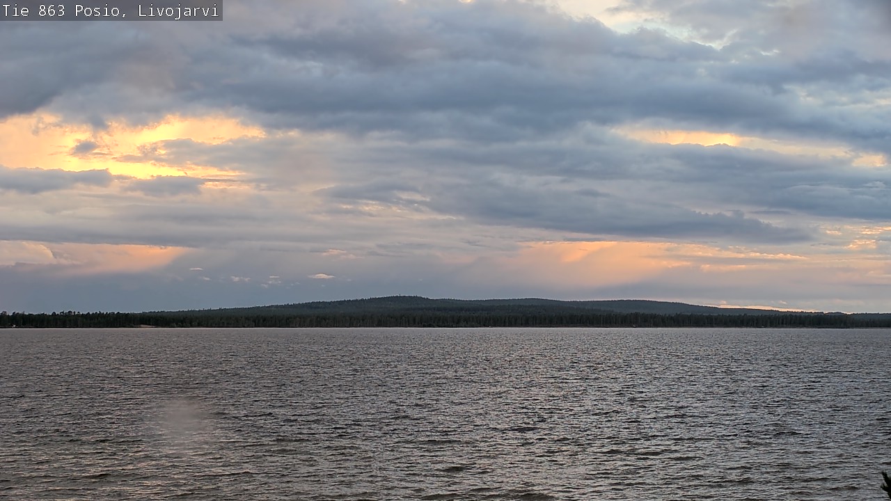 Weather Camera Image Road 863 Livojärvi, Posio, Lappi