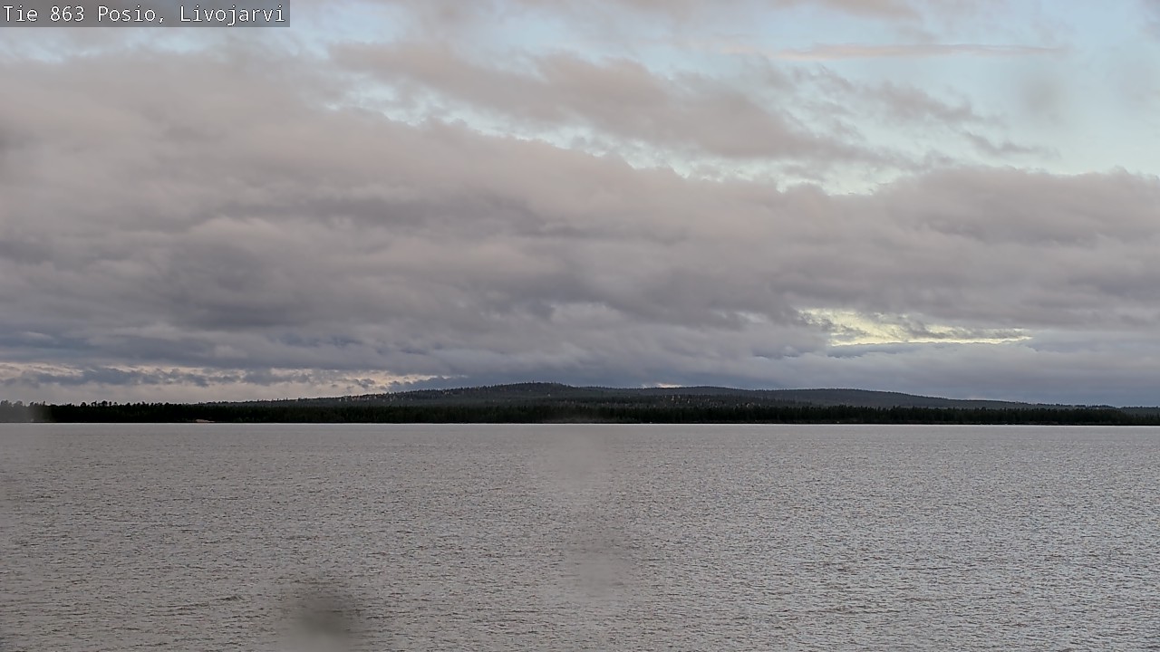 Weather Camera Image Väg 863 Livojärvi, Posio, Lappi