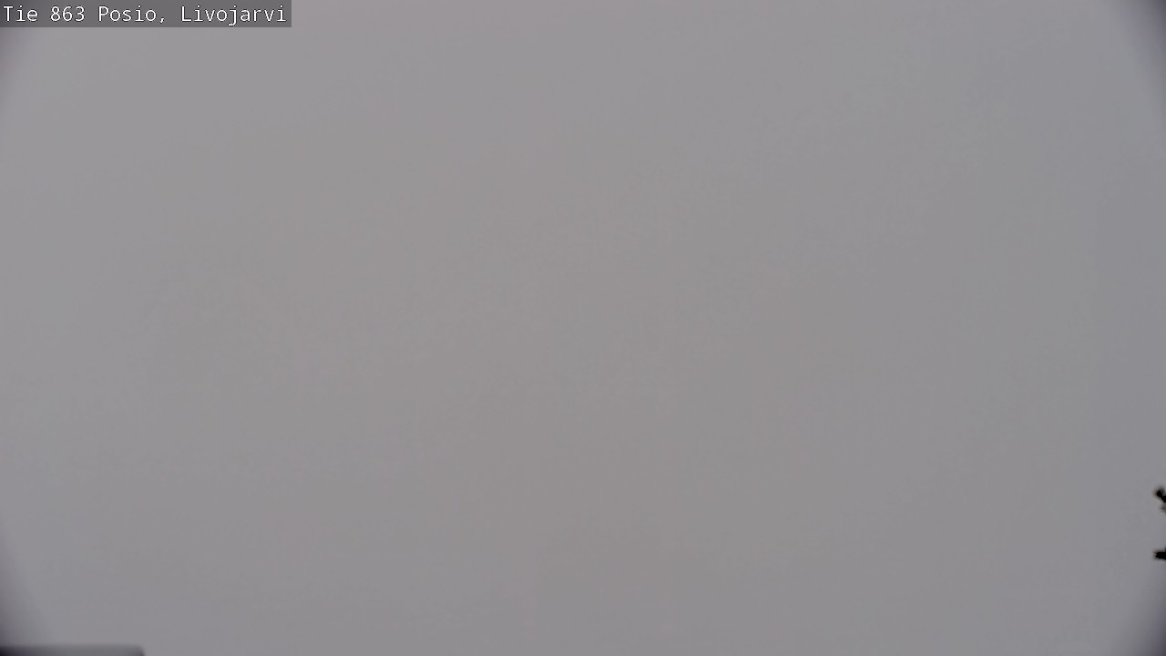 Weather Camera Image Väg 863 Livojärvi, Posio, Lappi