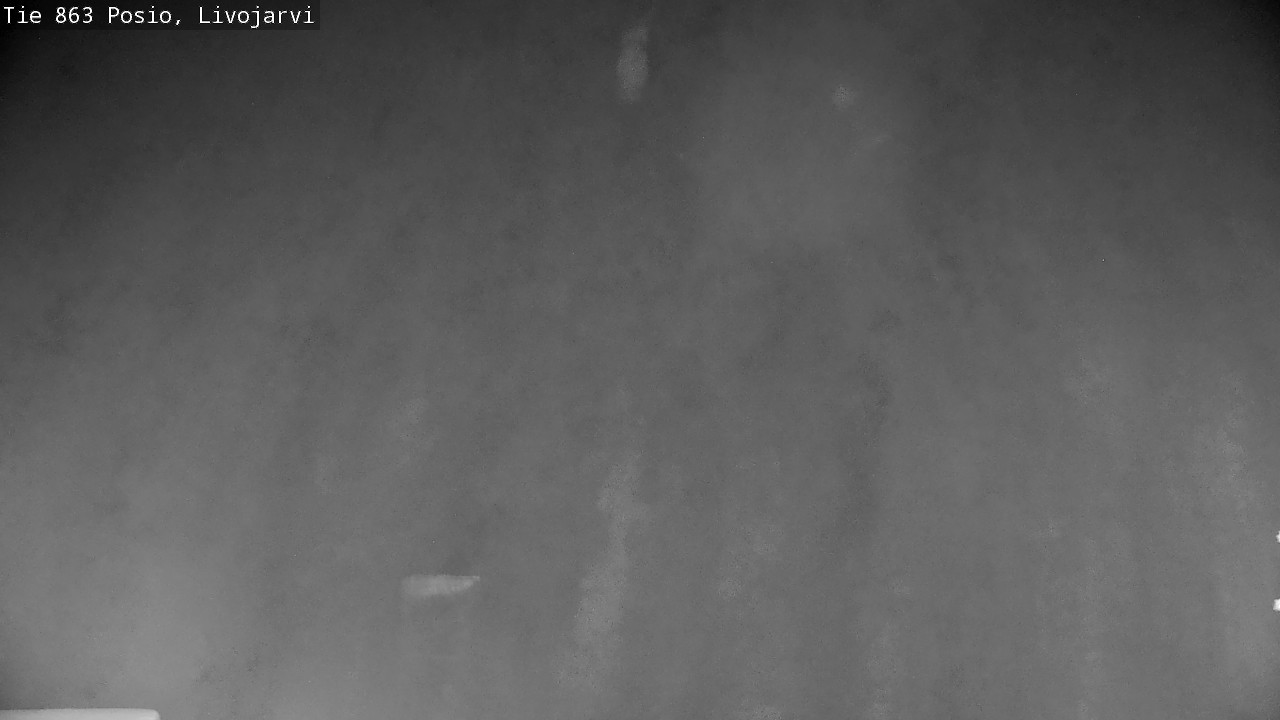 Weather Camera Image Väg 863 Livojärvi, Posio, Lappi