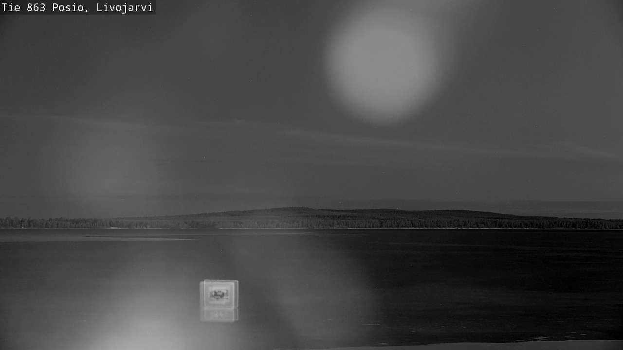 Weather Camera Image Road 863 Livojärvi, Posio, Lappi
