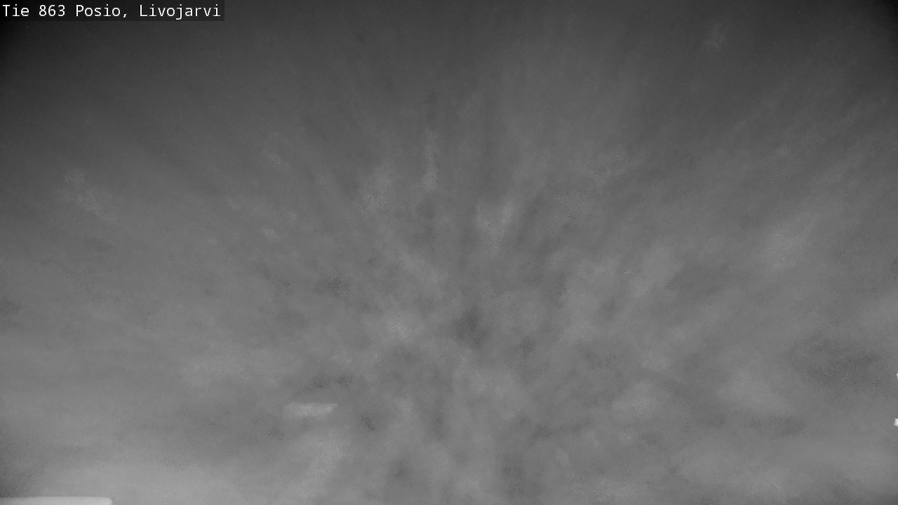 Weather Camera Image Road 863 Livojärvi, Posio, Lappi