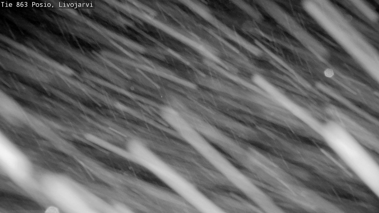 Weather Camera Image Road 863 Livojärvi, Posio, Lappi