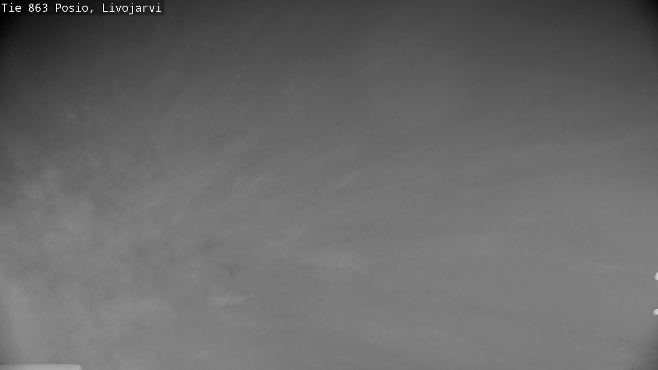 Weather Camera Image Väg 863 Livojärvi, Posio, Lappi