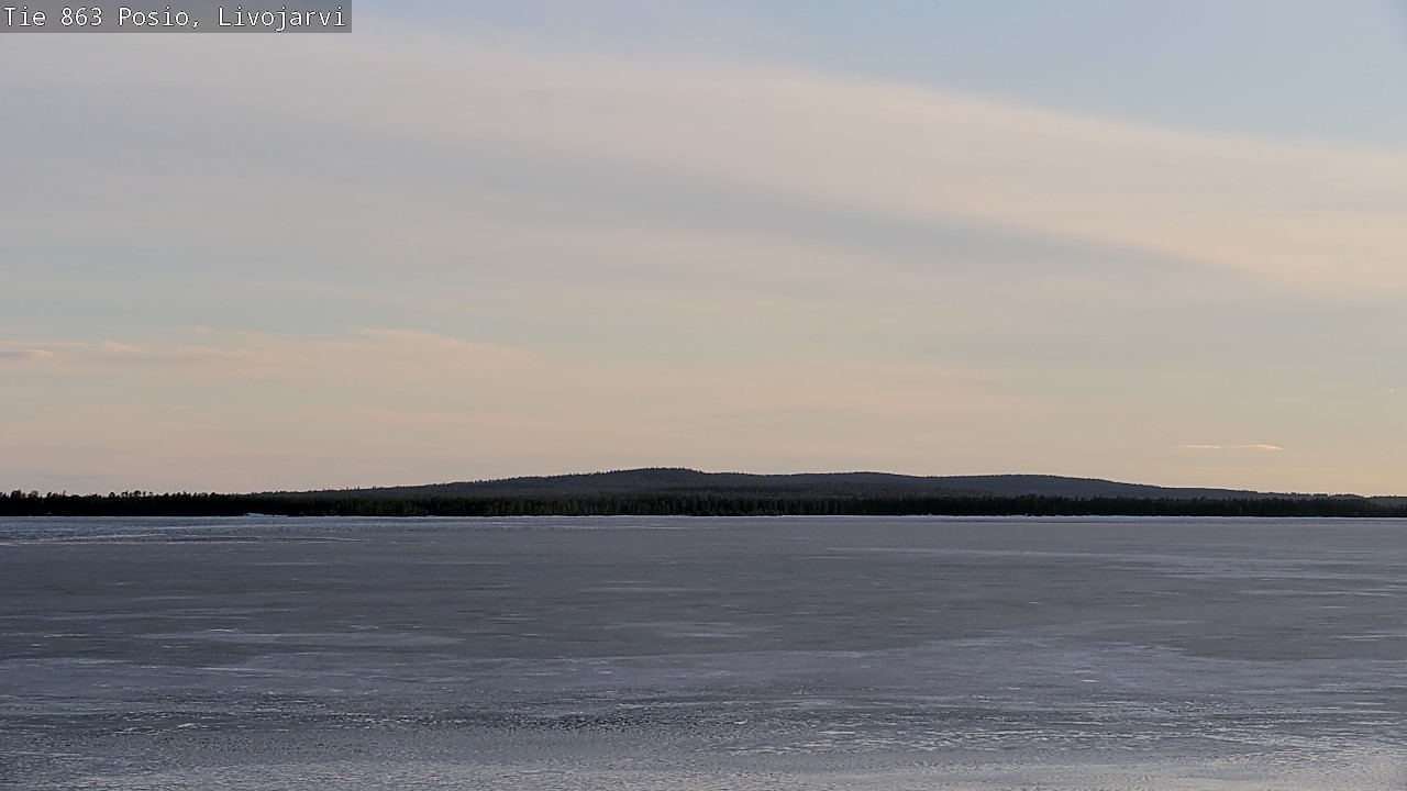 Kelikamerat Kuva Tie 863 Livojärvi, Posio, Lappi