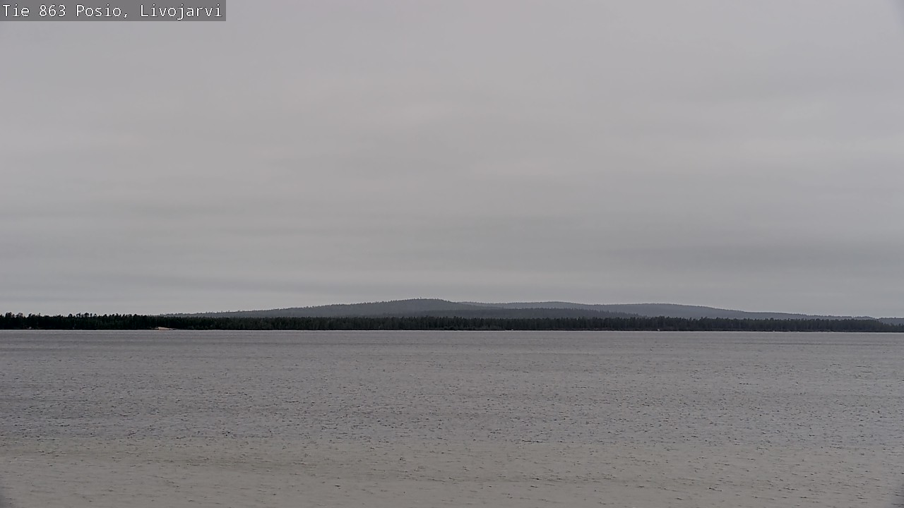 Weather Camera Image Road 863 Livojärvi, Posio, Lappi