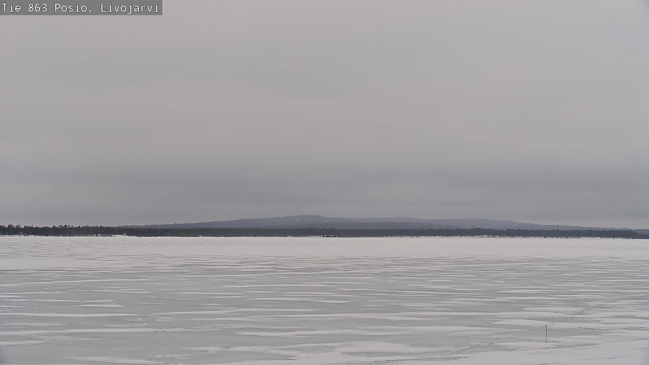 Weather Camera Image Road 863 Livojärvi, Posio, Lappi