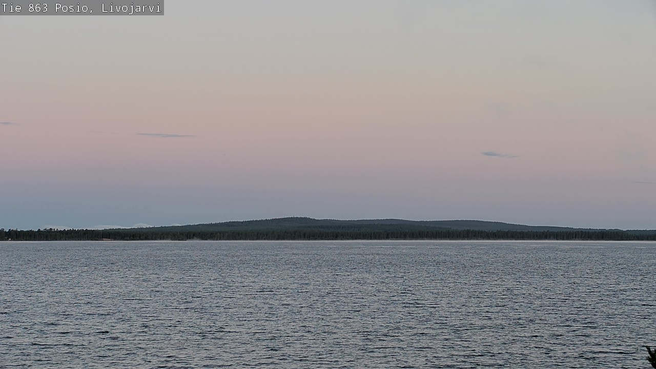 Weather Camera Image Road 863 Livojärvi, Posio, Lappi