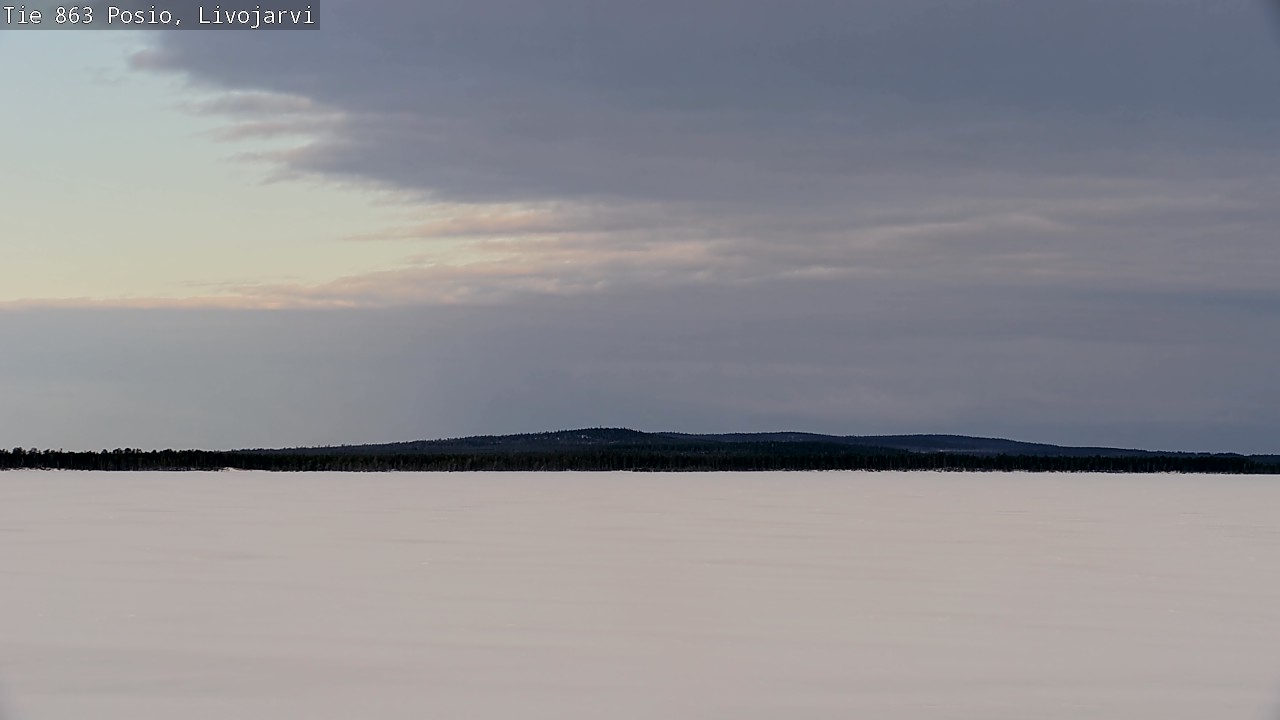 Weather Camera Image Road 863 Livojärvi, Posio, Lappi