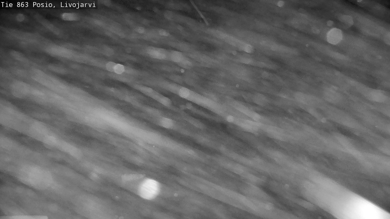 Weather Camera Image Road 863 Livojärvi, Posio, Lappi