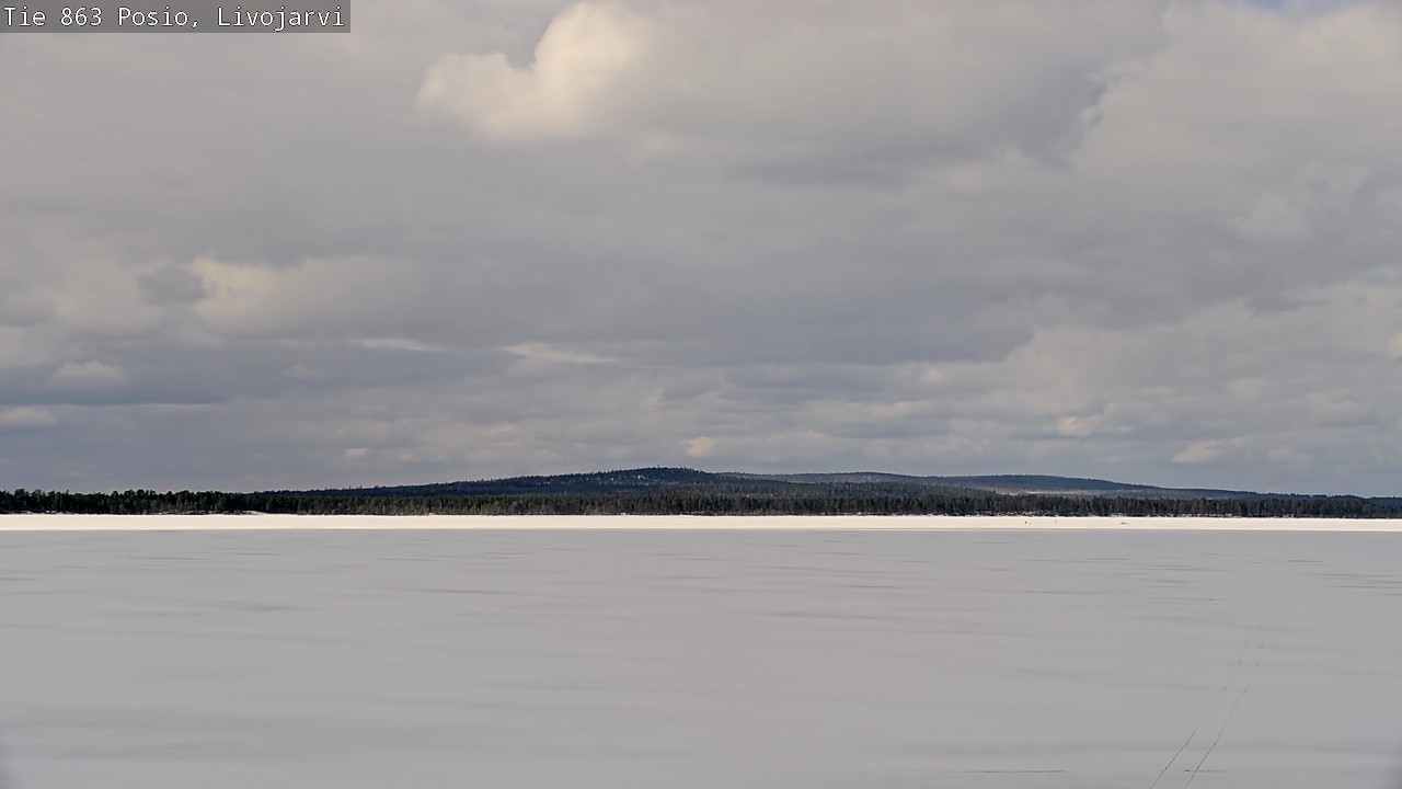 Weather Camera Image Väg 863 Livojärvi, Posio, Lappi