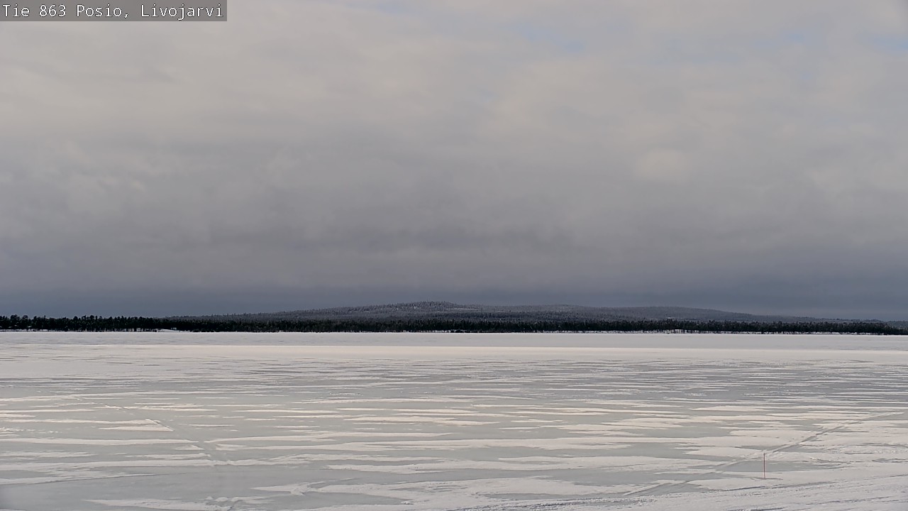 Weather Camera Image Road 863 Livojärvi, Posio, Lappi