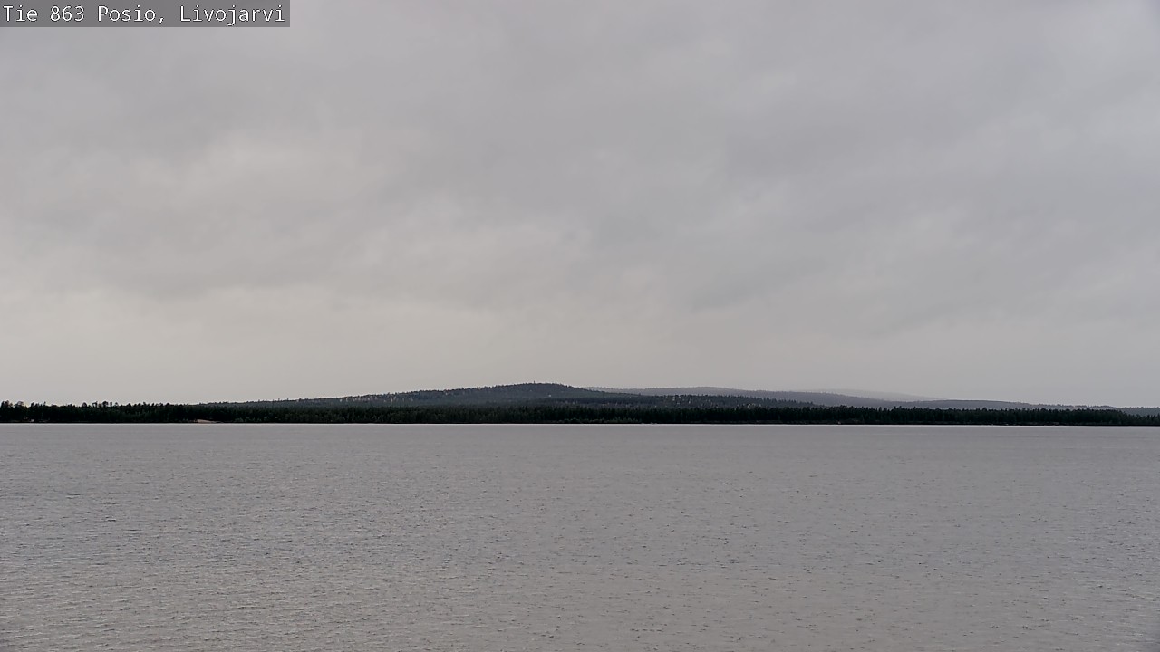 Weather Camera Image Väg 863 Livojärvi, Posio, Lappi