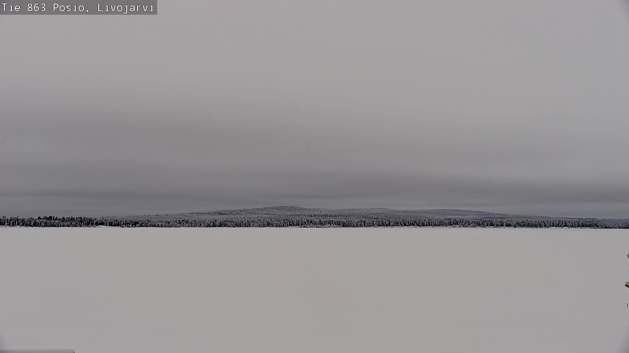 Kelikamerat Kuva Tie 863 Livojärvi, Posio, Lappi