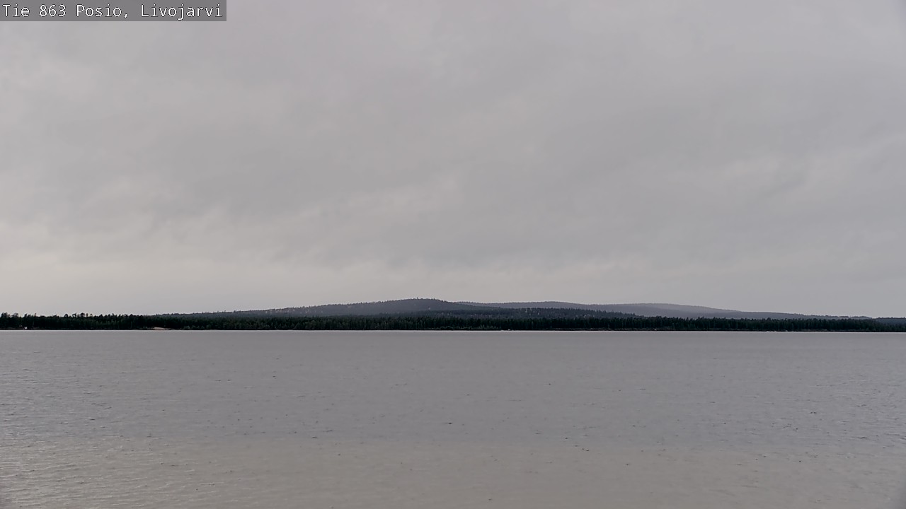 Weather Camera Image Väg 863 Livojärvi, Posio, Lappi