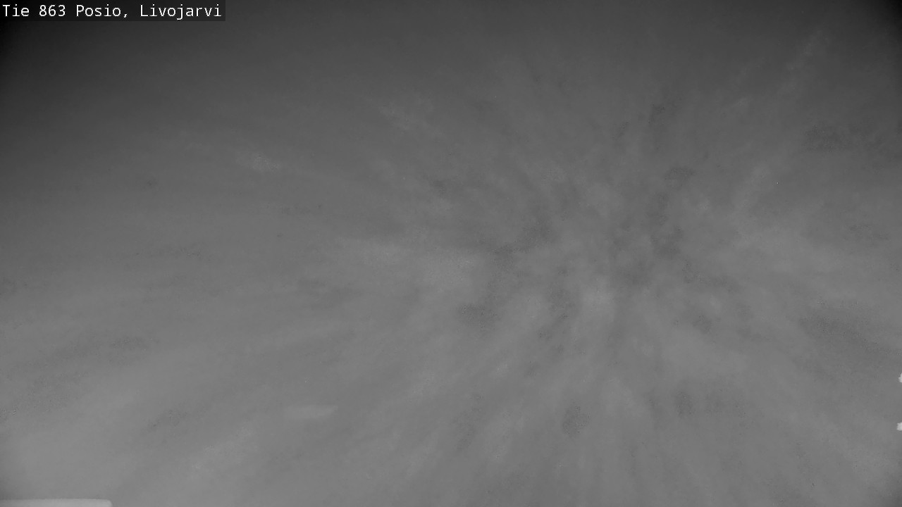 Weather Camera Image Väg 863 Livojärvi, Posio, Lappi