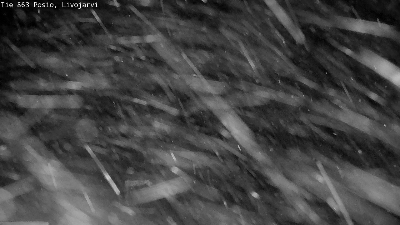 Weather Camera Image Road 863 Livojärvi, Posio, Lappi