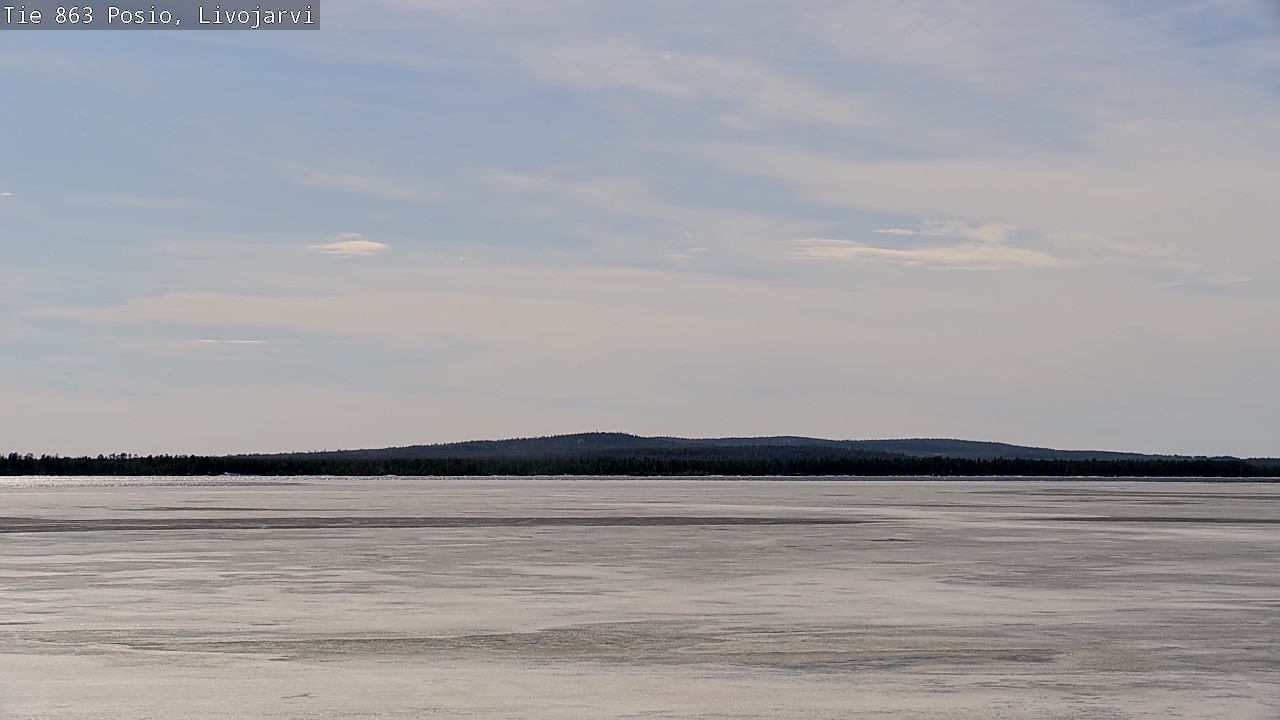 Kelikamerat Kuva Tie 863 Livojärvi, Posio, Lappi