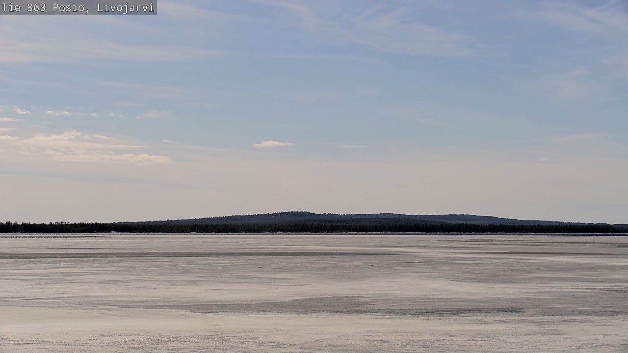 Kelikamerat Kuva Tie 863 Livojärvi, Posio, Lappi