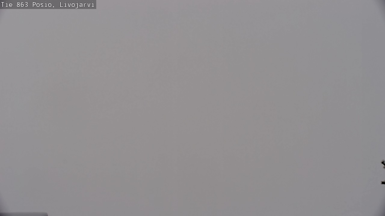 Weather Camera Image Väg 863 Livojärvi, Posio, Lappi