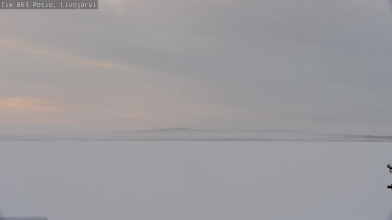 Weather Camera Image Väg 863 Livojärvi, Posio, Lappi