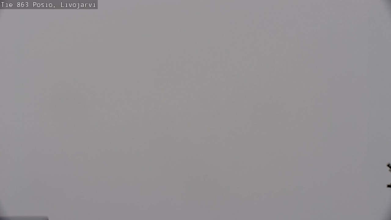 Weather Camera Image Väg 863 Livojärvi, Posio, Lappi