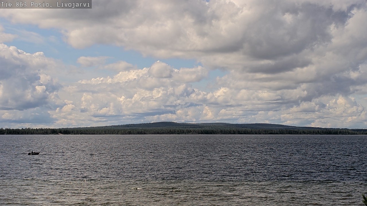 Weather Camera Image Road 863 Livojärvi, Posio, Lappi