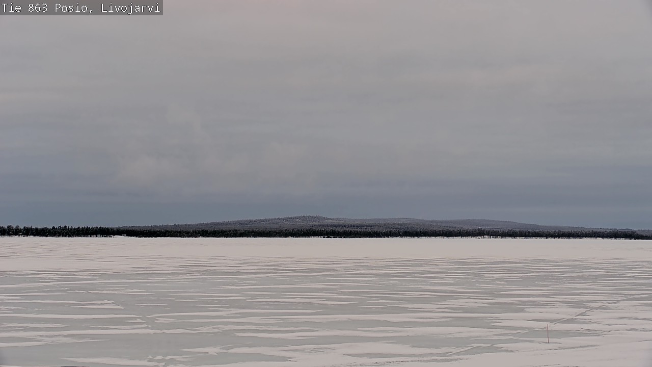 Kelikamerat Kuva Tie 863 Livojärvi, Posio, Lappi