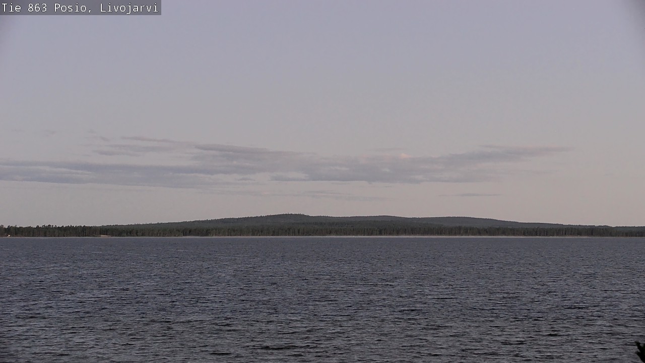 Weather Camera Image Road 863 Livojärvi, Posio, Lappi