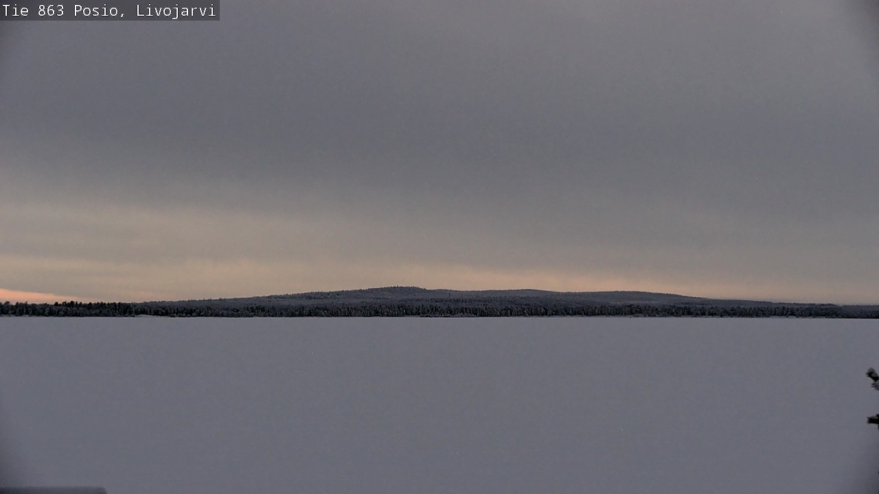 Weather Camera Image Road 863 Livojärvi, Posio, Lappi