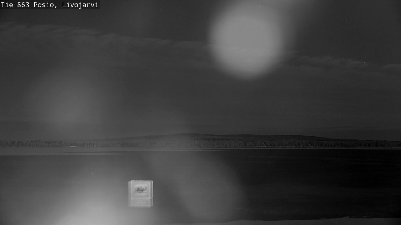 Weather Camera Image Väg 863 Livojärvi, Posio, Lappi
