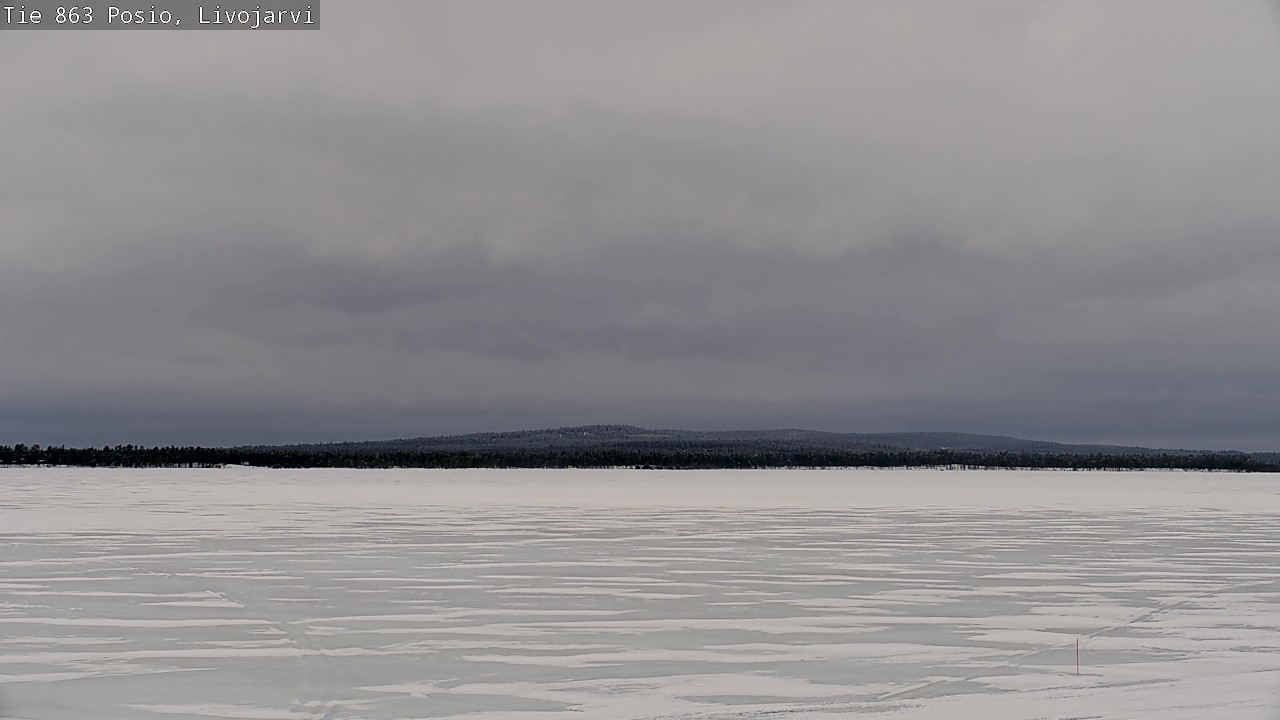 Weather Camera Image Road 863 Livojärvi, Posio, Lappi