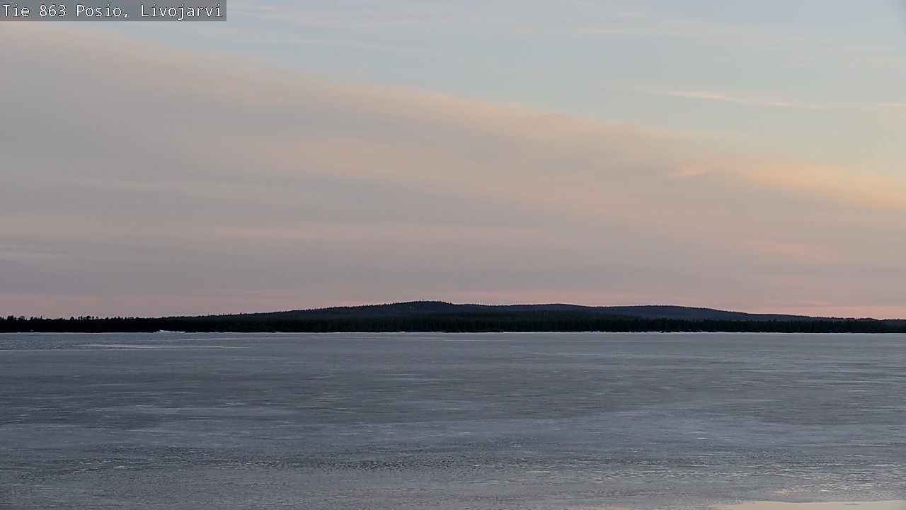 Kelikamerat Kuva Tie 863 Livojärvi, Posio, Lappi