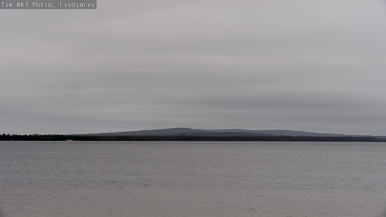 Weather Camera Image Road 863 Livojärvi, Posio, Lappi