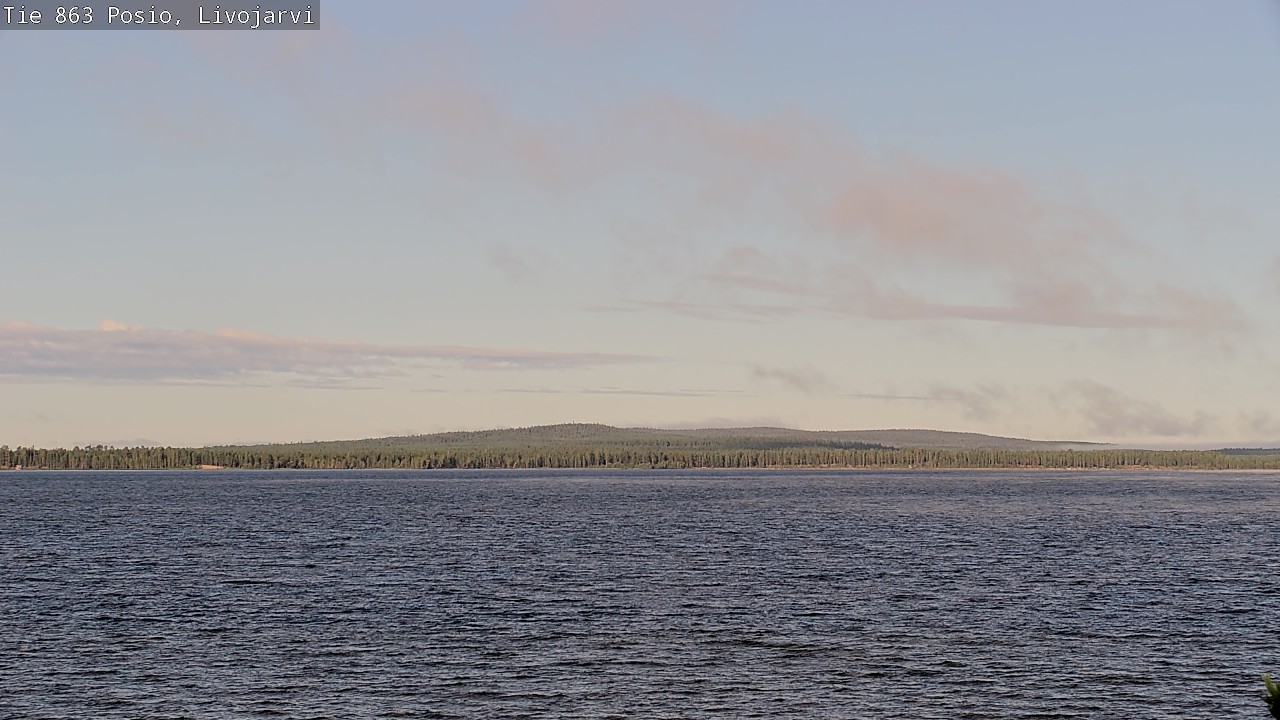 Weather Camera Image Road 863 Livojärvi, Posio, Lappi