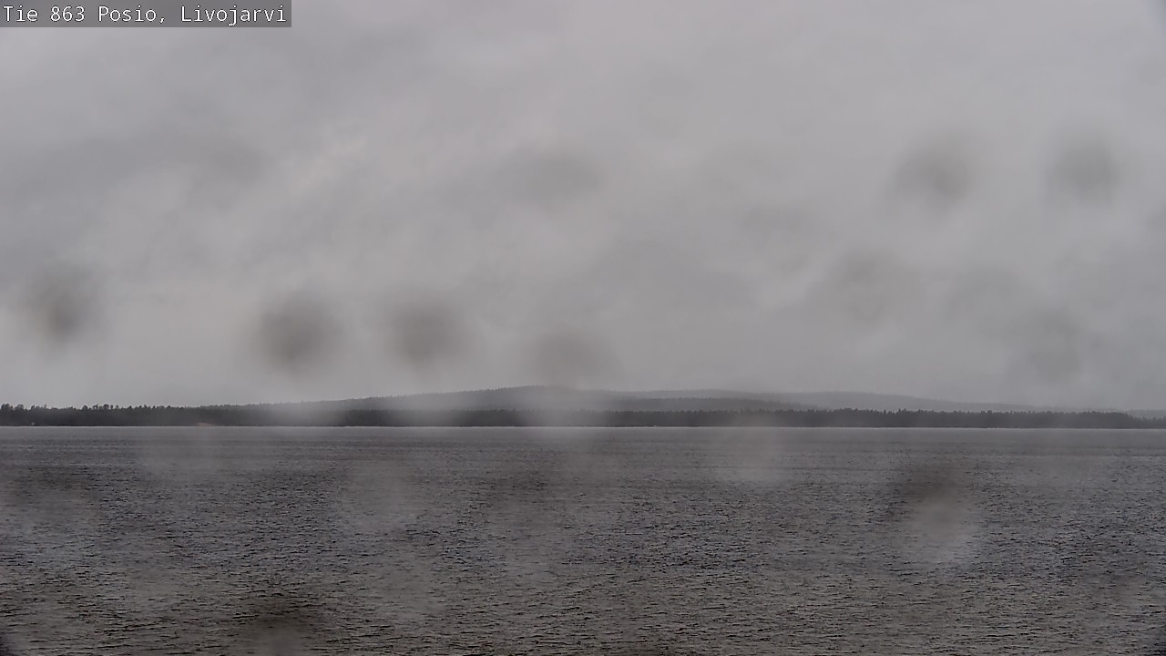 Weather Camera Image Väg 863 Livojärvi, Posio, Lappi