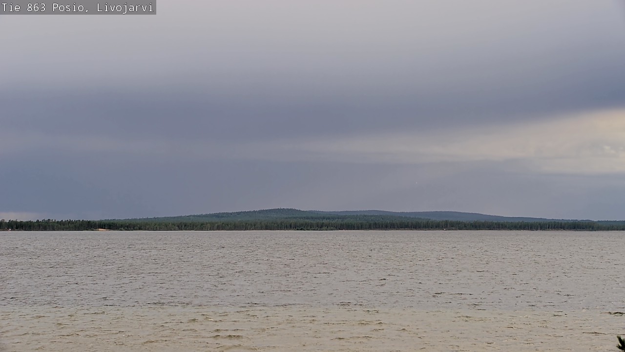 Weather Camera Image Road 863 Livojärvi, Posio, Lappi